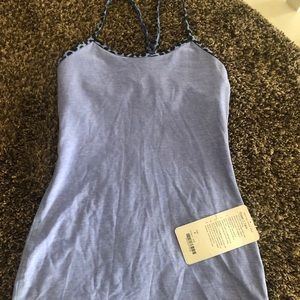 Lululemon 4 Power Y Tank, Periwinkle, Brand New